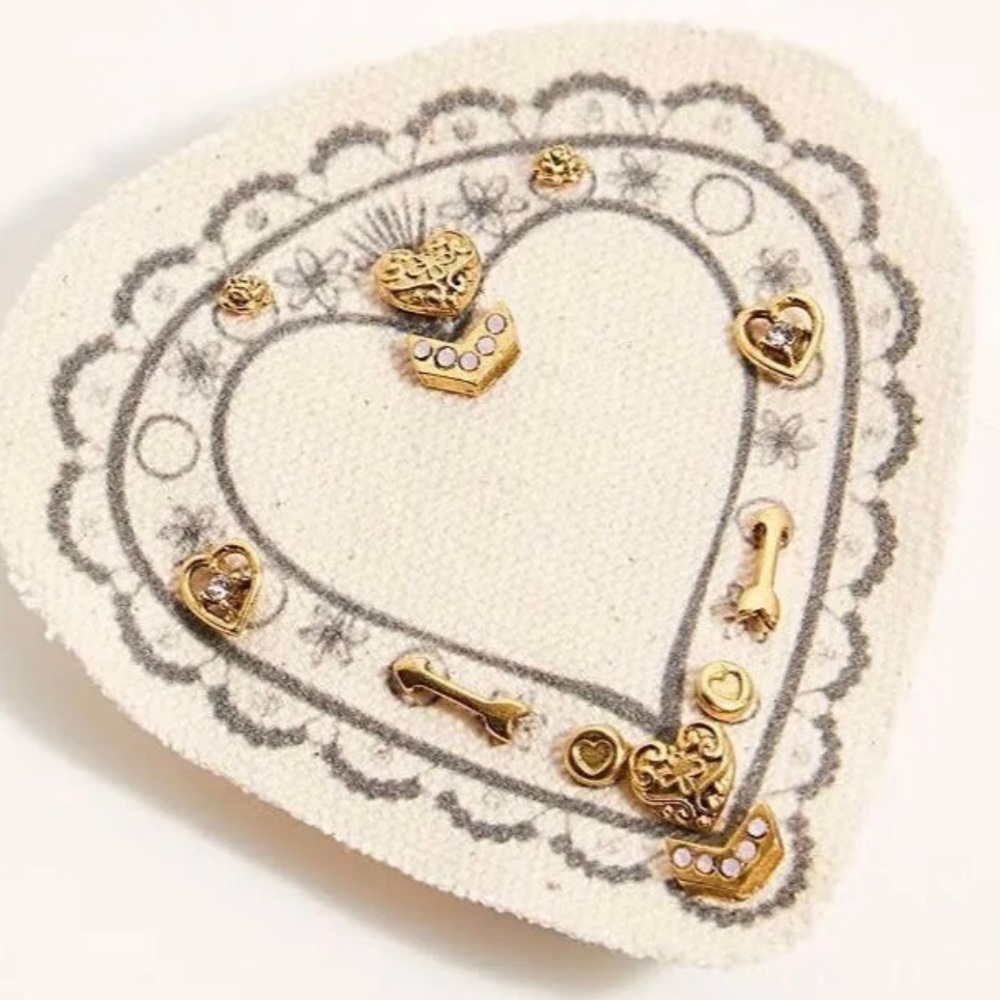 FREE PEOPLE LUCKY PATCH STUD EARRING SET